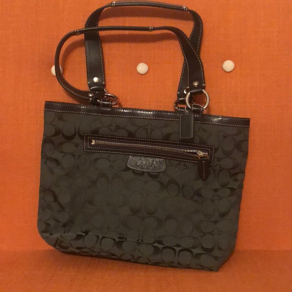 Dark green Coach bag NWOT